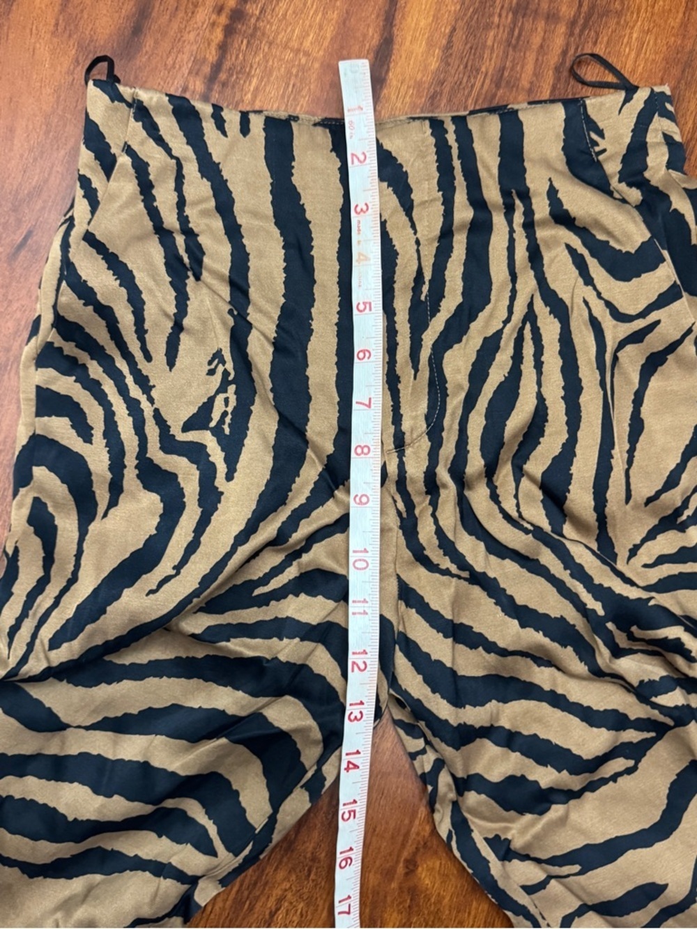Zara Tiger Print Pants Womens Size XS - Picture 9 of 10